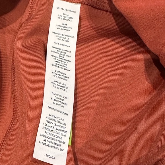 MPG Monique H/W 7/8 Leggings Marsala Wine Large New with Tag - Picture 11 of 13